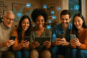 Connect Globally with Conversation App