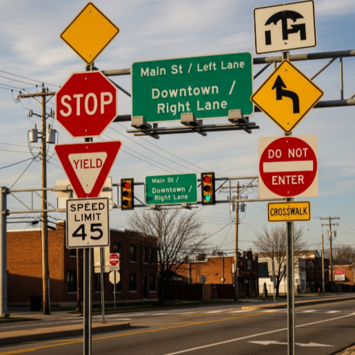 App for Learning Traffic Rules and Driving